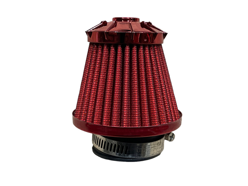 Фильтр воздушный (нулевик) Ø38mm (моющийся, красный) Мукачево - изображение 1