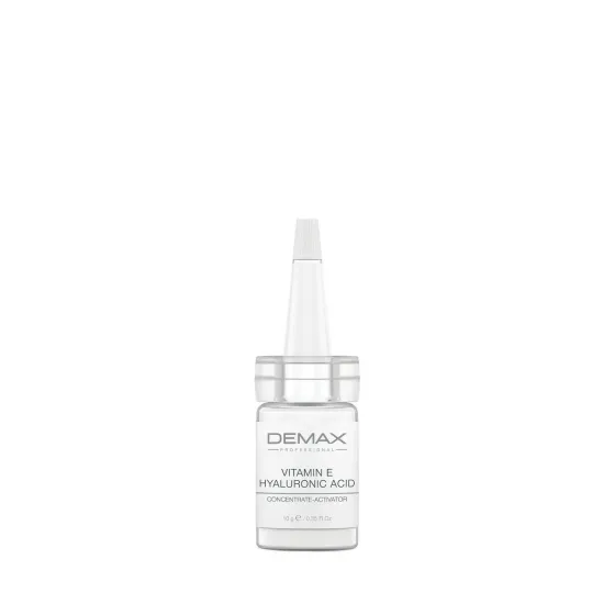 Активна сироватка «Вітамін Е + гіалуронова кислота» Vitamin Е + Hyaluronic Acid Demax 10 г Дніпро