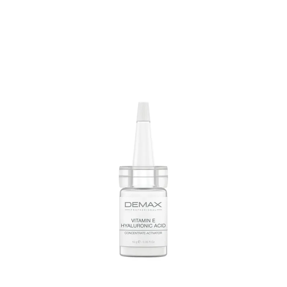 Активна сироватка «Вітамін Е + гіалуронова кислота» Vitamin Е + Hyaluronic Acid Demax 10 г Дніпро - фото 1