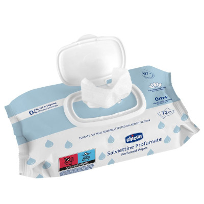 Дитячі вологі серветки Chicco м`які очищаючі, 72 шт. (12050.00) Вінниця - фото 2