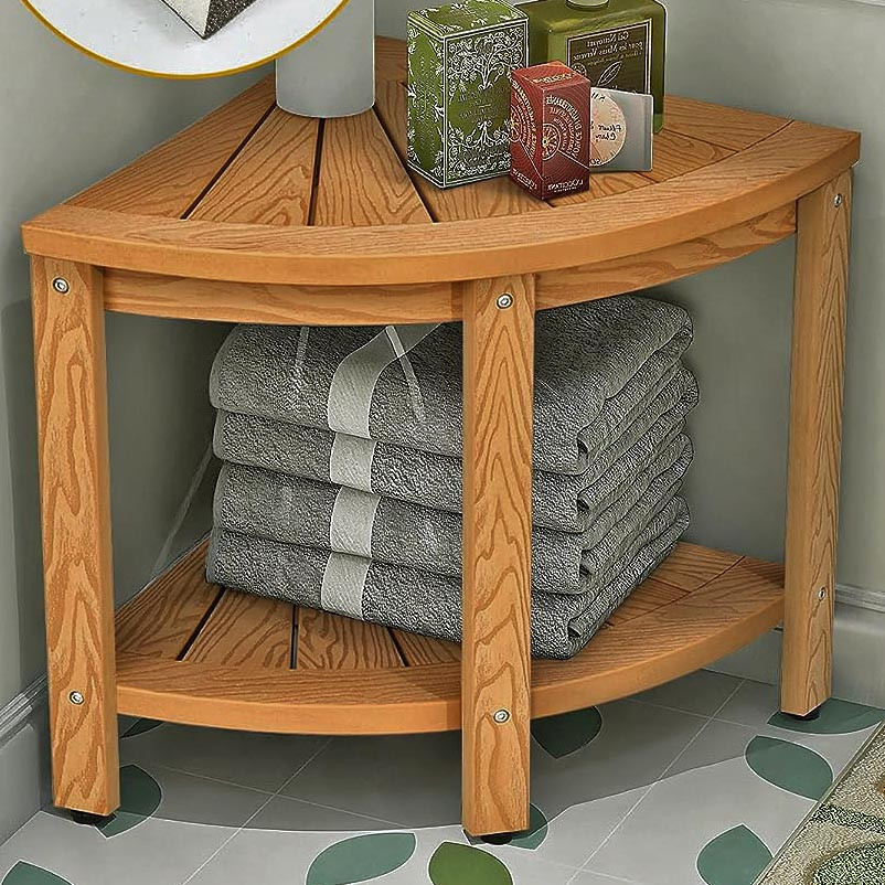 Стеллаж угловой для ванной 