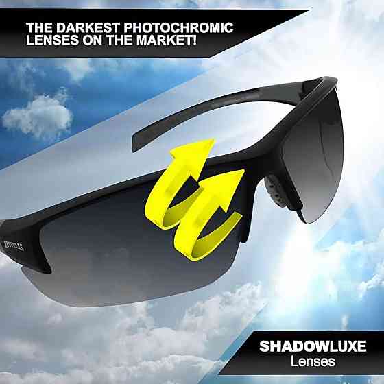 Окуляри фотохромні захисні Global Vision Hercules-7 Photochromic SD (Super Dark Shadowluxe), фотохромні прозорі Запоріжжя