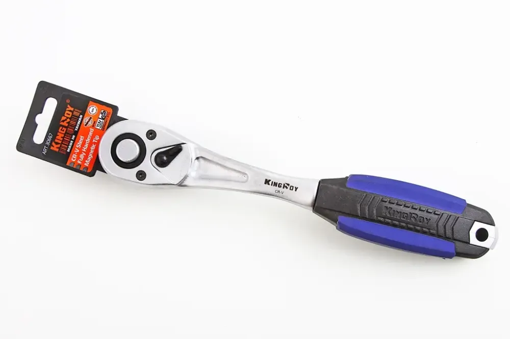 Ключ тертя 1/2 72 зуба вигнутий King Roy Вінниця - фото 2