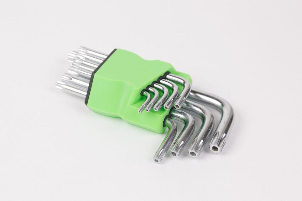 Набор ключей TORX Г-образных, 9пр.(Т10,15,20,25,27,30,40,45,50),в блистере P010K Одесса - изображение 3
