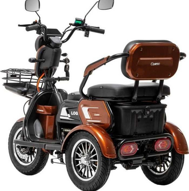 Електроцикл Corso Logan 2025 (1200W 72V/23Ah) - Коричневий. Харків - фото 5