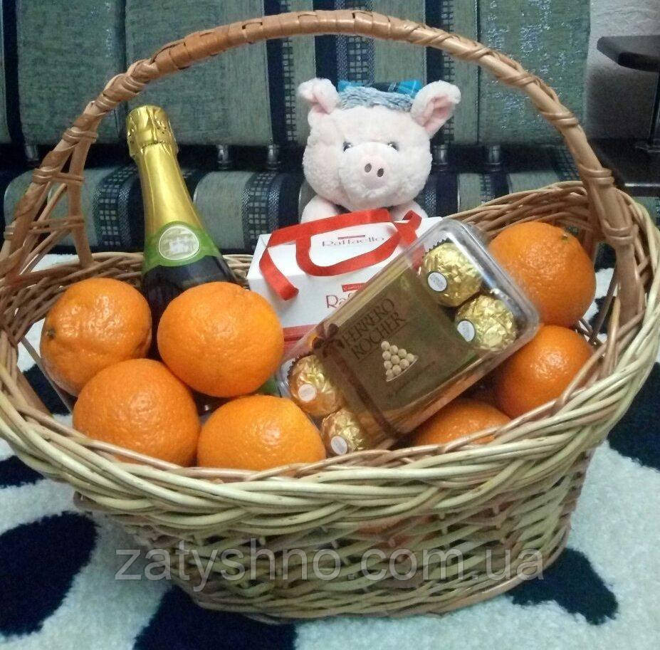 Кошик плетений подарунковий Київ - фото 1