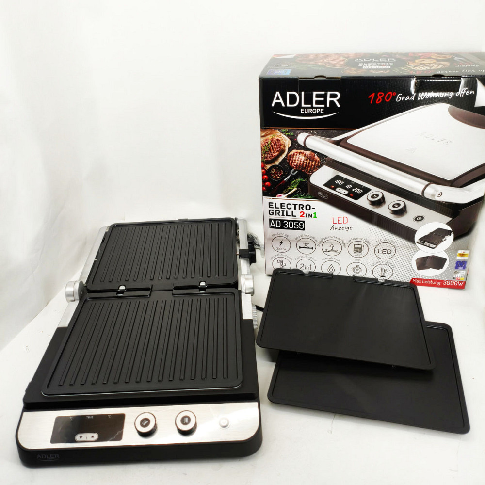 Кухонний гриль для м'яса, Сендвічниця з антипригарними панелями, Гриль контактний побутовий PJ-22 Львів - фото 8