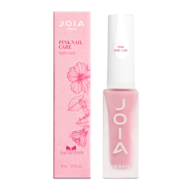 Зміцнююче базове покриття для нігтів Pink Nail Care JOIA vegan 8 мл Вінниця - фото 2