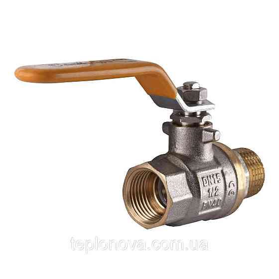 Кран кульовий прямий SOLOMON 1/2" НВ ЖР PN40 B1002 Чернівці