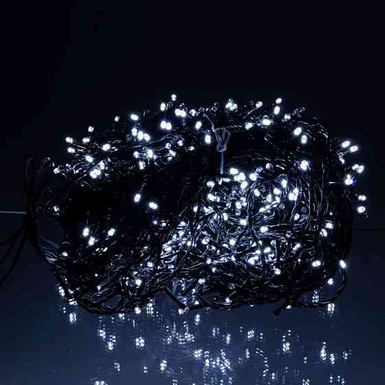 Вулична гирлянда "Різдвяна фея" 100 м, 1000 LED, чорний провод Київ