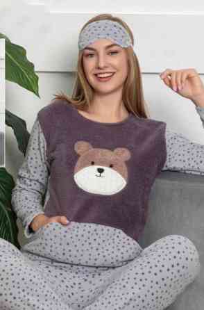 Пижама жіноча тепла Бузковий L Харків