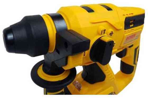 SR-082 Акумуляторний Перфоратор 24V Li-Ion 2x4.0Ah SDS+ 3 Режими, 2.1 Дж, Кейс, Зарядний Пристрій Одеса