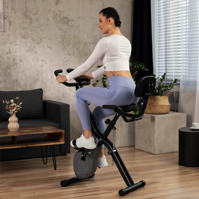 Велотренажер Hop-Sport HS-3030X Apeks X-Bike сірий Киев - изображение 3