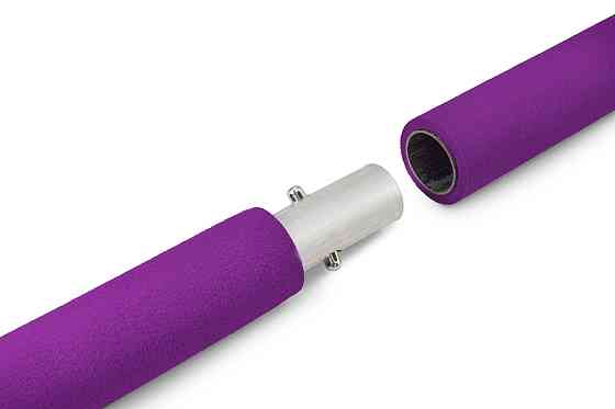 Тренувальна палиця з еспандерами Hop-Sport HS-T090GS фіолетова Київ