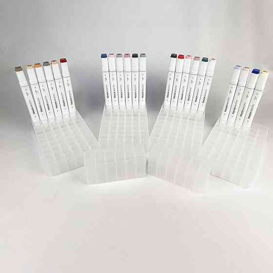 Подставка для маркеров органайзер для канцелярских принадлежностей на 262 ячейки Прозрачная Каменец-Подольский