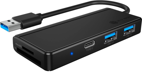 Концентратор USB-хаб Icy Box IB-HUB1423CR-C3 Black Луцьк