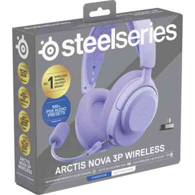 Навушники SteelSeries Arctis Nova 3P Wireless MultiPlatform Lavender (61692) Вінниця
