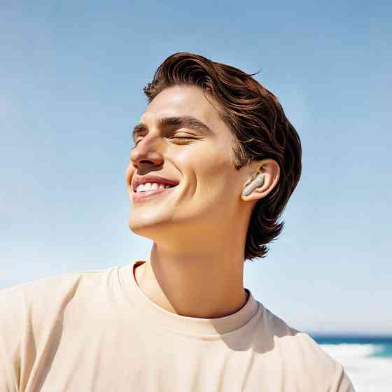 Бездротові навушники HOCO EQ21 Sandy true wireless ANC+ENC noise reduction touch screen BT headset Cloudy White Київ