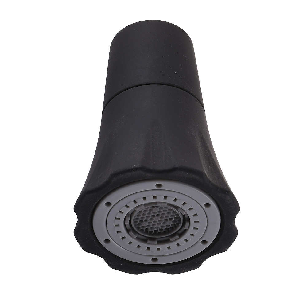 Аератор FA-B01 душова насадка на вилив дворежимний пласт., D24 різьба внутрішня, ЧОРНИЙ Тернопіль - фото 1