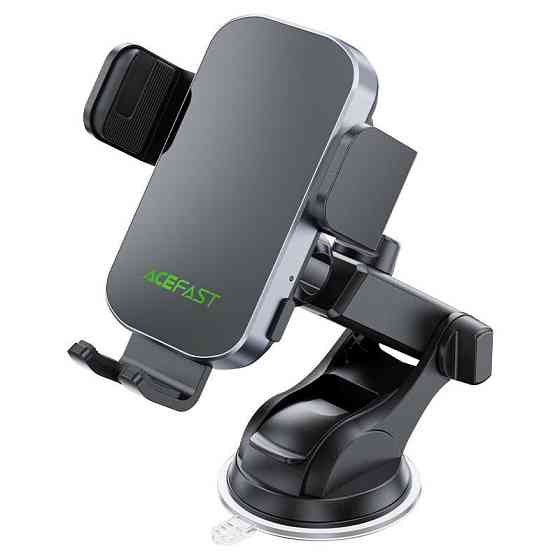 Автомобильный держатель для телефона с БЗП ACEFAST D53 wireless charging car holder with electric clamp for dashboard Black Одесса