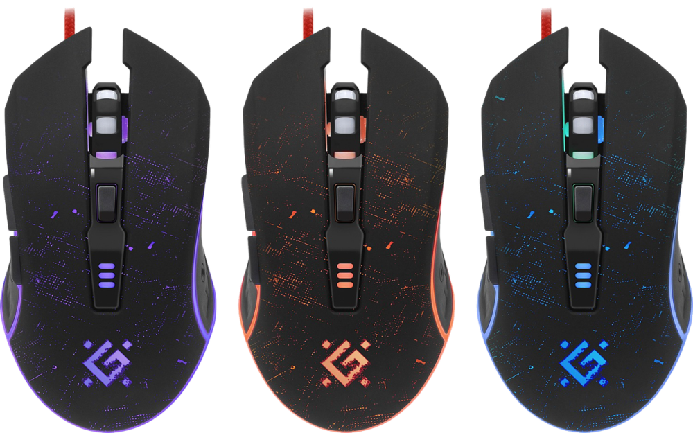 Миша Defender Draglen GM-907 Black (52907) (7191276) Київ - фото 2