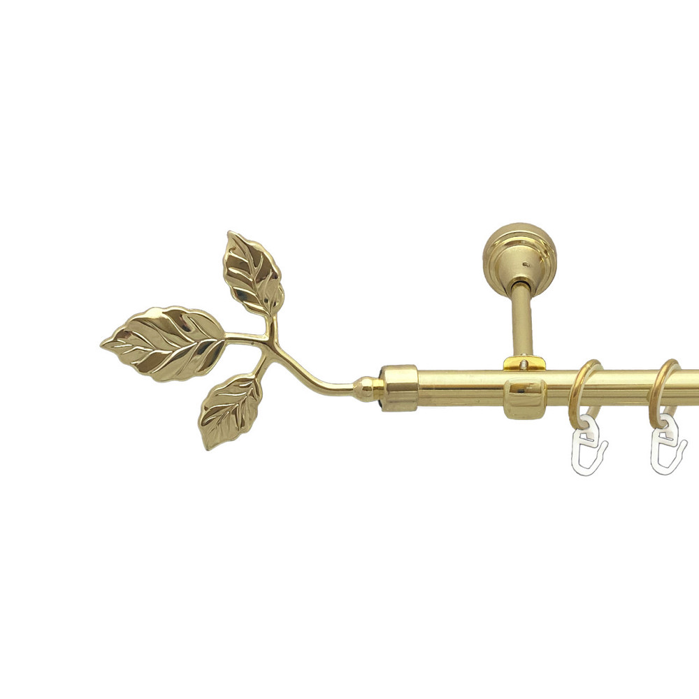 Карниз Orvit Тоскана металевий однорядний відкритий Золото 16 мм 300 см (00-00014146) Львів - фото 1