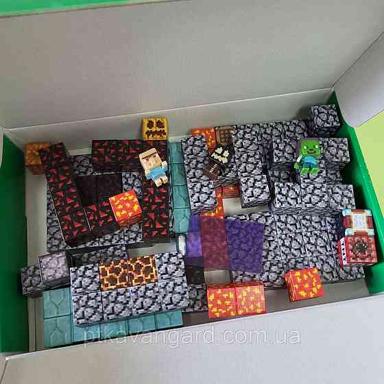 Магнітний конструктор майнкрафт 123 магнітних блока портал в пекло Dream World LZCK 059 Хмельницький