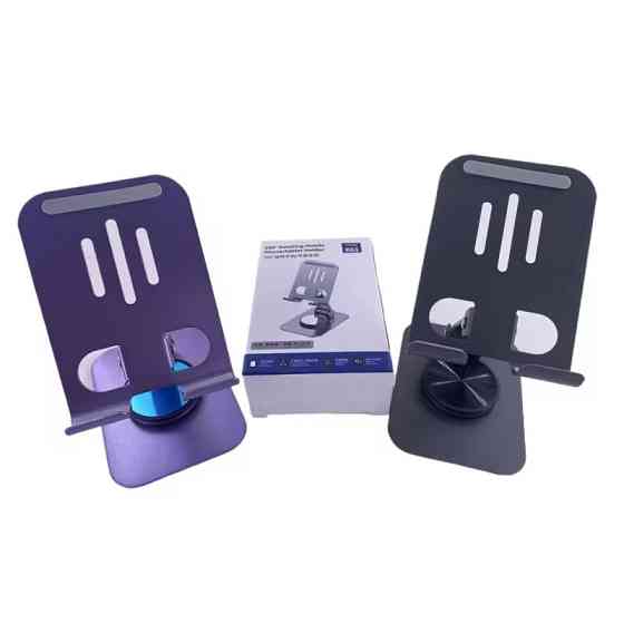 Подставка-держатель настольная под телефон JH008,складная, черная Каменец-Подольский