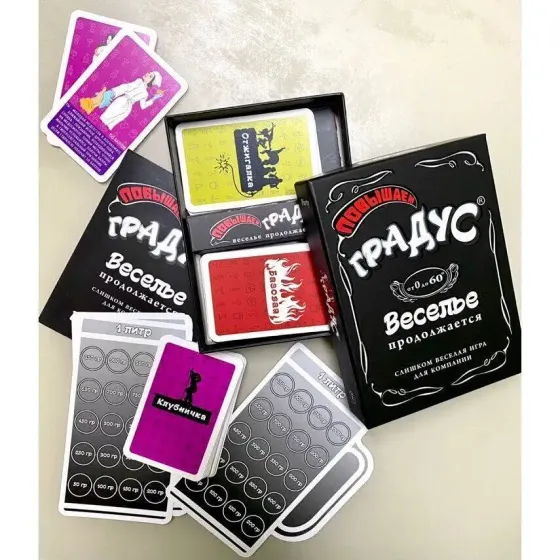 Застільна гра для компанії «Повышаем Градус» (RU) Львов