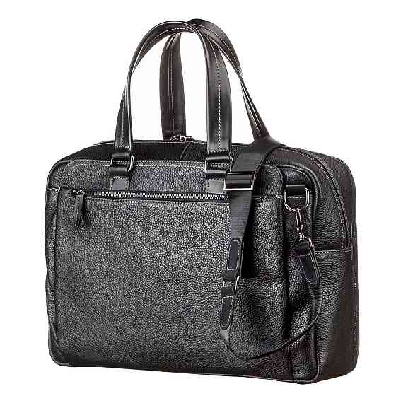 Сумка мужская SHVIGEL 11123 кожаная Черная Киев