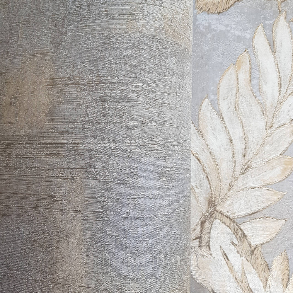 Шпалери метрові вінілові на флізелін 24 Carati Cristiana Masi під штукатурку структурні коричневе з сірим Київ - фото 2
