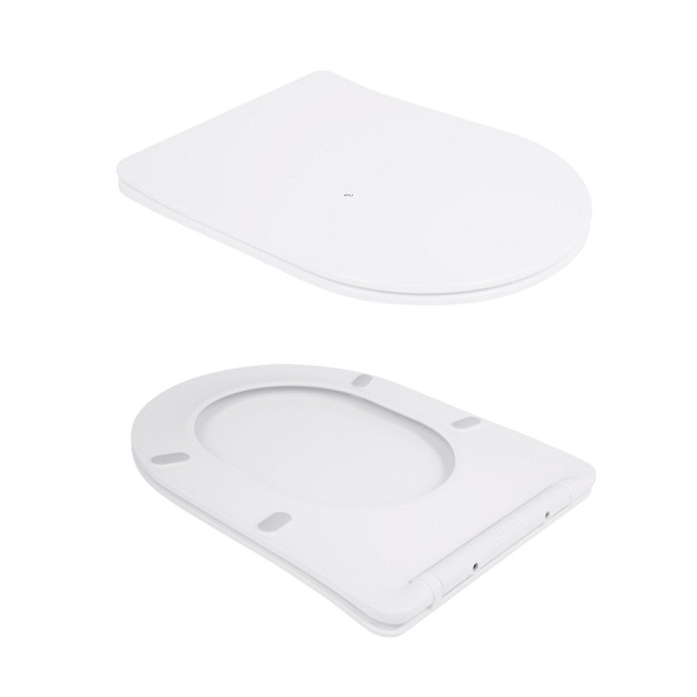 Унітаз підвісний Qtap Scorpio безобідковий Ultra Quiet із сидінням Soft-close QT14332380AW Київ - фото 16