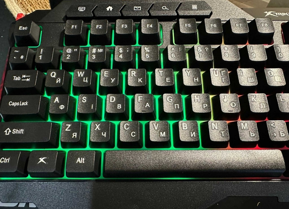 Набор игровой клавиатура, мышь, гарнитура и коврик XTRIKE ME CMX-415. Харьков - изображение 3