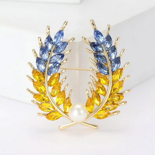 Брошь на одежду Колоски пшеницы Ukkraine Киев - изображение 1