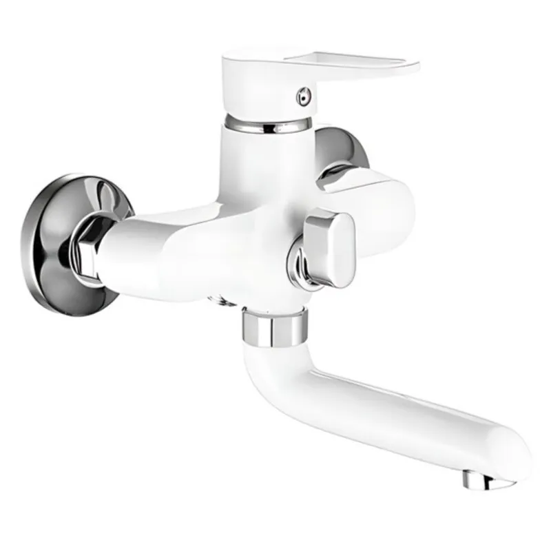 Ванночный смеситель Mixxus Elba 009 EURO белый MI6586 Харьков - изображение 1