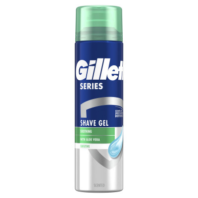 Гель для бритья Gillette Series Sensitive Skin Для чувствительной кожи 200 мл (3014260214692) Винница - изображение 2