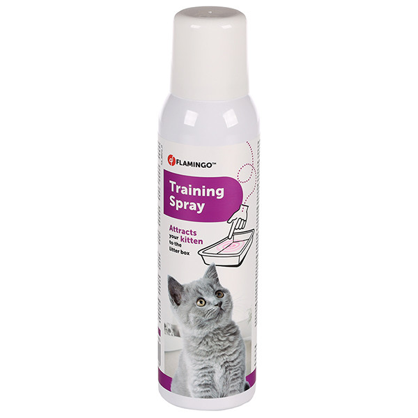 Flamingo Kitten Training Spray ФЛАМІНГО ТРЕНІНГ СПРЕЙ для привчання кошеня до туалету, кігтеточки, іграшки Київ - фото 1