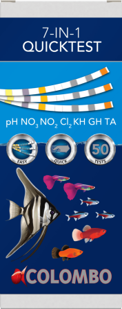 Тест-смужки для тестування акваріумної води COLOMBO AQUA QUICKTEST 6-50 STRIPS (A5020290) Київ