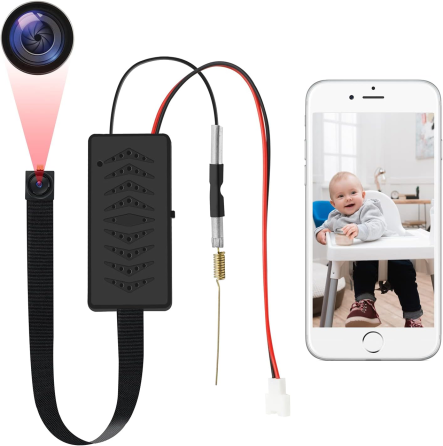 Мини-камера LXMIMI Wi-Fi Full HD 1080P, TuyaSmart, датчик движения, ночное видение, microSD 128 ГБ, 2.4 ГГц Киев