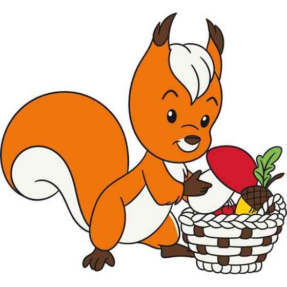 Детская раскраска ArtCraft Белочка 25х30 см (15079-AC) Харьков