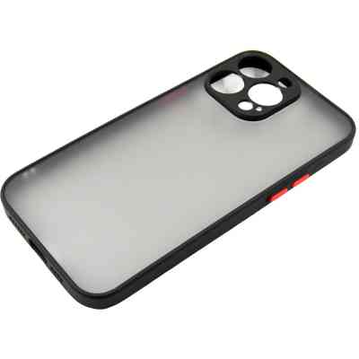 Чехол для мобильного телефона Dengos Matte iPhone 15 Pro Max (black) (DG-TPU-MATT-133) Винница