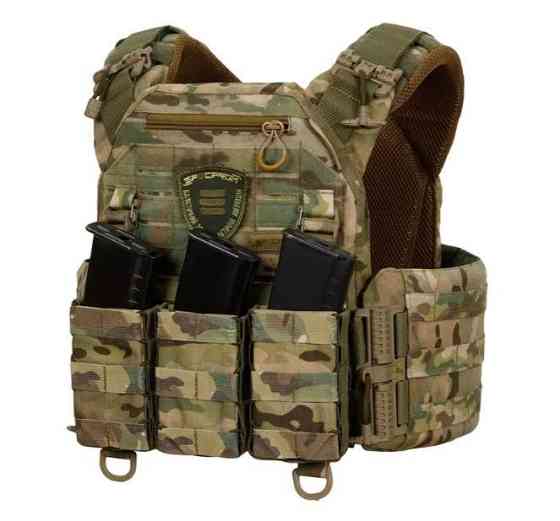 Військова плитоноска мультикам wamor gen3 promax тактична з 3 підсумками в комплекті на швидкому скиді Одеса