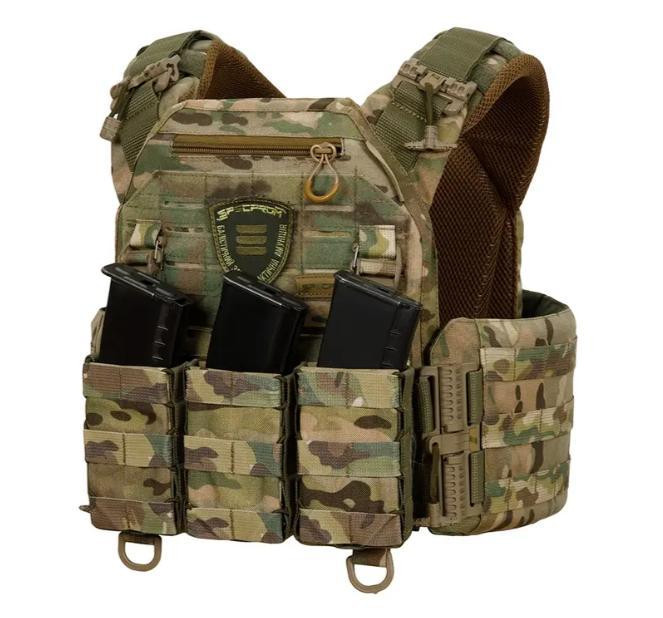 Військова плитоноска мультикам wamor gen3 promax тактична з 3 підсумками в комплекті на швидкому скиді Одеса - фото 1