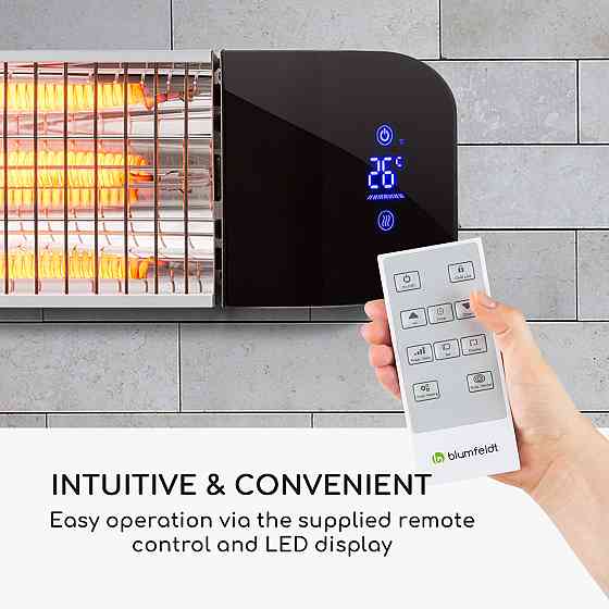 Інфрачервоний нагрівач Smartwave Carbon Tube 2400 W Wi-Fi App Control White (Німеччина, читати опис) Рівне