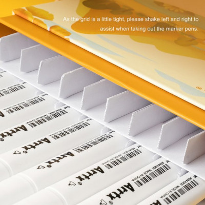 Художественный маркер Arrtx Спиртовые Alp ASM-02YL 40 цветов Желтый тон кожи кожи (LC302185) Винница - изображение 10