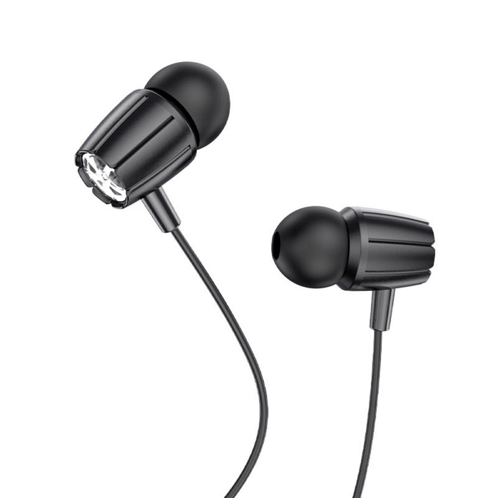Навушники HOCO M88 Graceful universal earphones with mic Black Київ - фото 1