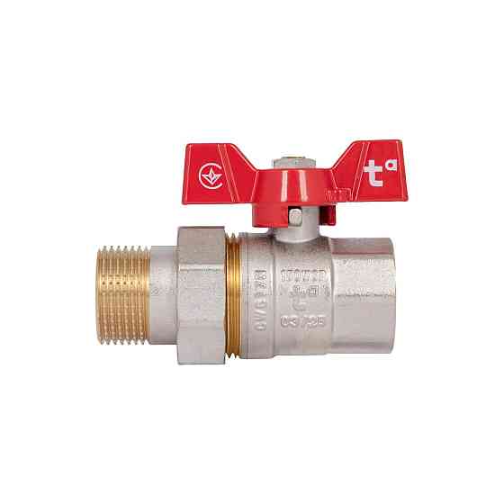 Кран кульовий "Американка" Thermo Alliance Standart 1" ВН прямий SD220NW25PN40 Київ