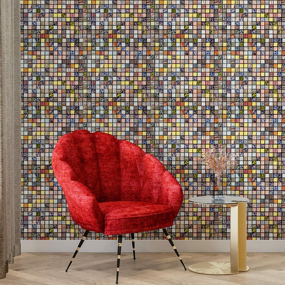 Алюмінієва самоклеюча плитка Кольоровий квадратик Київ - фото 7