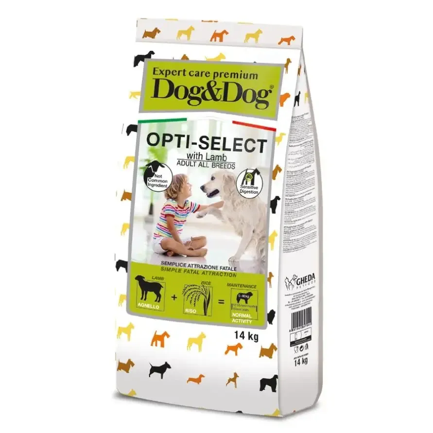 Сухий корм для собак Геда Gheda Dog&Dog Expert Care Premium Opti-Select корм для собак з ягням, 14 кг Вінниця - фото 1
