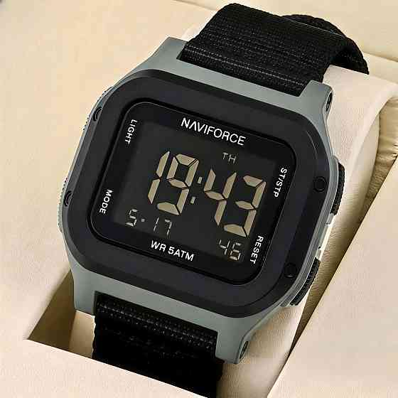 Чоловічий наручний годинник Naviforce Cube Strong Nylon, 2 ремінці ( 18200 ) Харків
